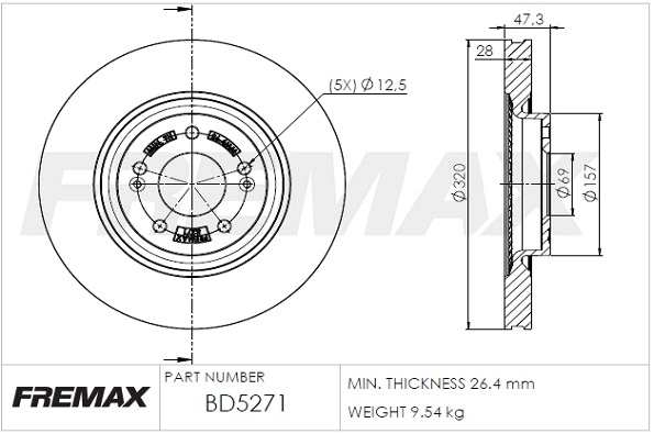 Brake Disc (BD-5271)