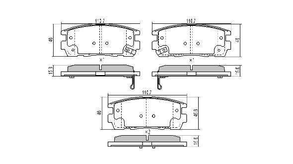 Brake Pad Set, disc brake