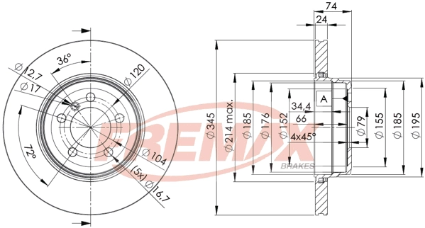 Brake Disc (BD-3409)
