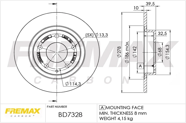 Brake Disc (BD-7328)