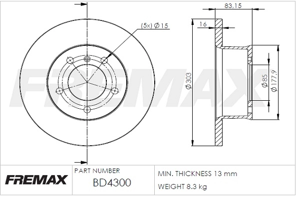Brake Disc (BD-4300)