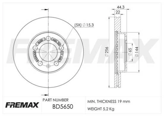 Brake Disc (BD-5650)