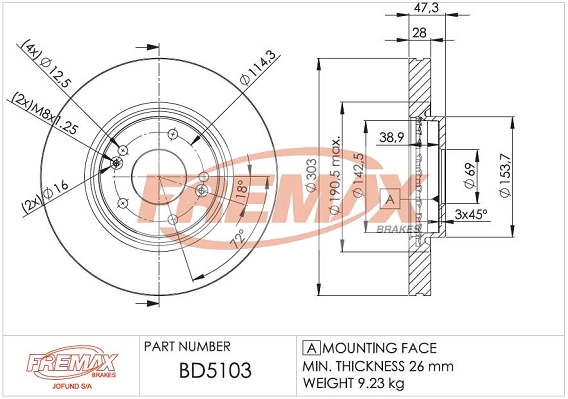 Brake Disc (BD-5103)