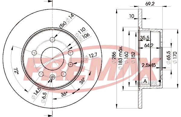Brake Disc (BD-9210)