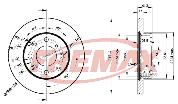 Brake Disc (BD-1702)
