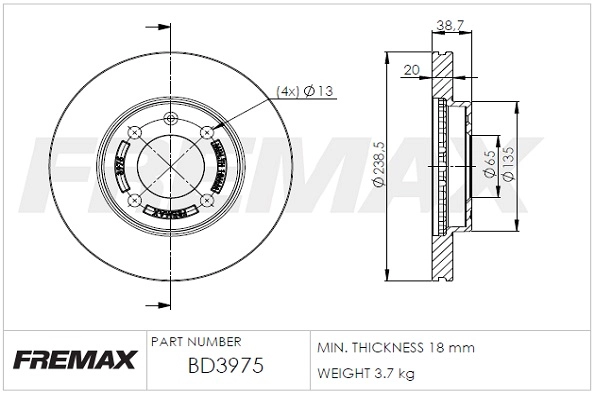Brake Disc (BD-3975)