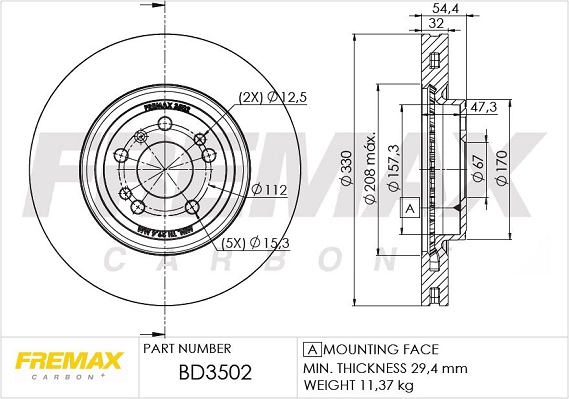 Brake Disc (BD-3502)