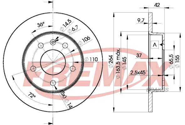 Brake Disc (BD-9110)