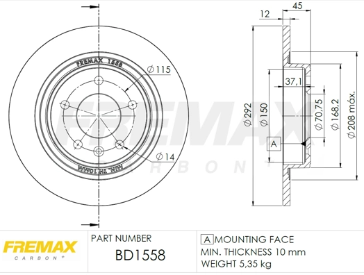 Brake Disc (BD-1558)