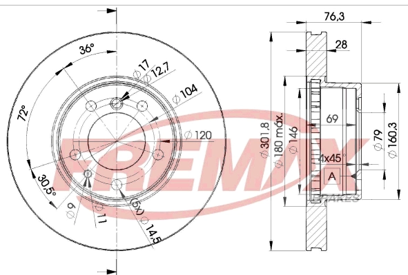 Brake Disc (BD-2215)