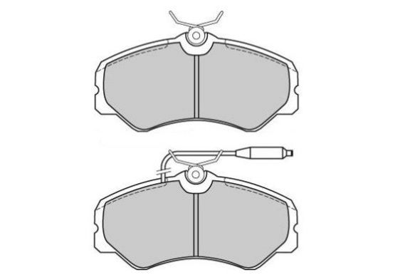 Brake Pad Set, disc brake (FBP-0521)
