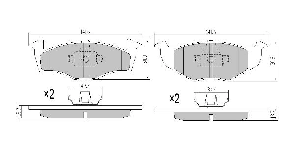 Brake Pad Set, disc brake