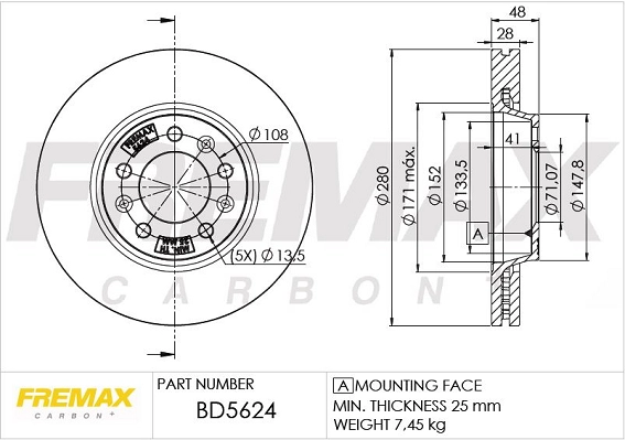 Brake Disc (BD-5624)