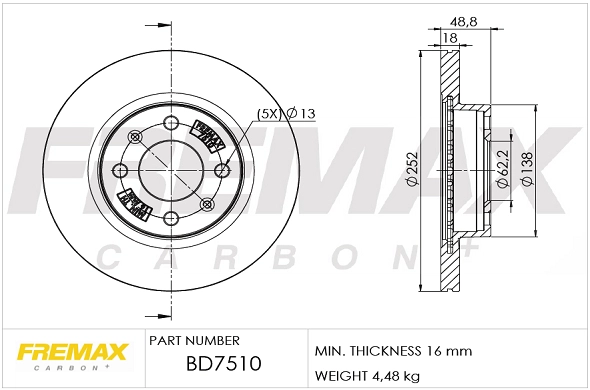 Brake Disc (BD-7510)