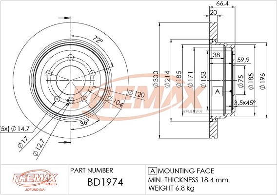 Brake Disc (BD-1974)