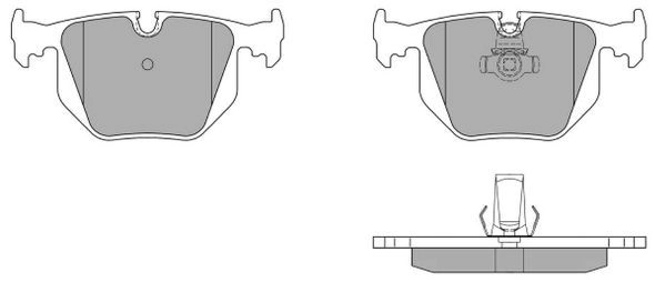 Brake Pad Set, disc brake (FBP-1334)