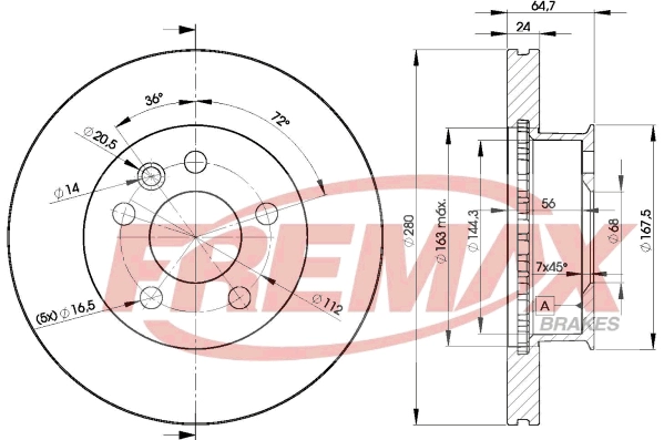 Brake Disc (BD-3014)