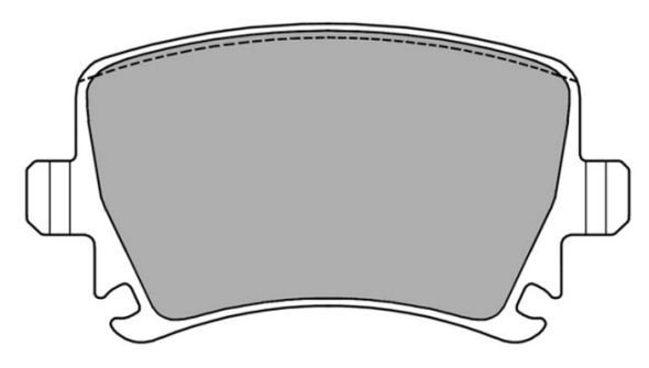 Brake Pad Set, disc brake (FBP-1371)