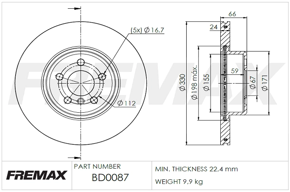 Brake Disc (BD-0087)