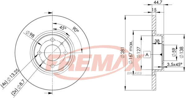 Brake Disc (BD-0355)