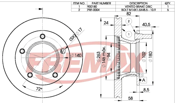 Brake Disc (BD-0180)