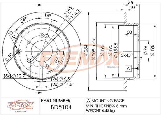 Brake Disc (BD-5104)