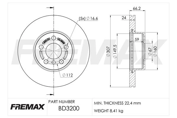 Brake Disc (BD-3200)