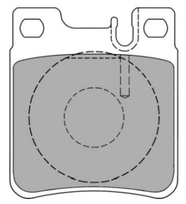 Brake Pad Set, disc brake (FBP-1100)