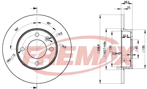 Brake Disc (BD-3325)