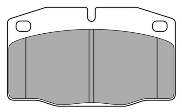 Brake Pad Set, disc brake (FBP-0473)