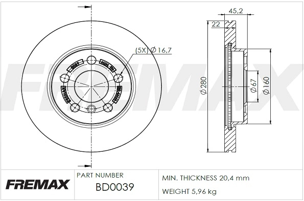 Brake Disc (BD-0039)