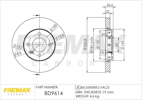 Brake Disc (BD-9614)