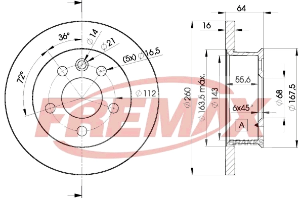 Brake Disc (BD-3013)