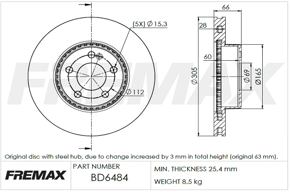 Brake Disc (BD-6484)