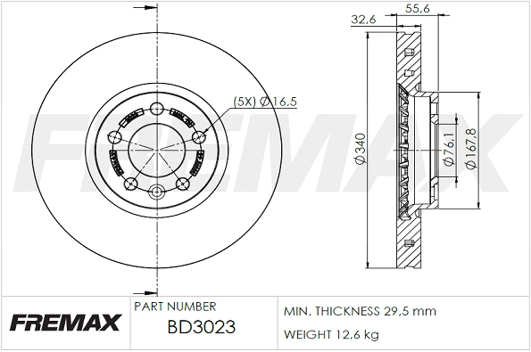 Brake Disc (BD-3023)