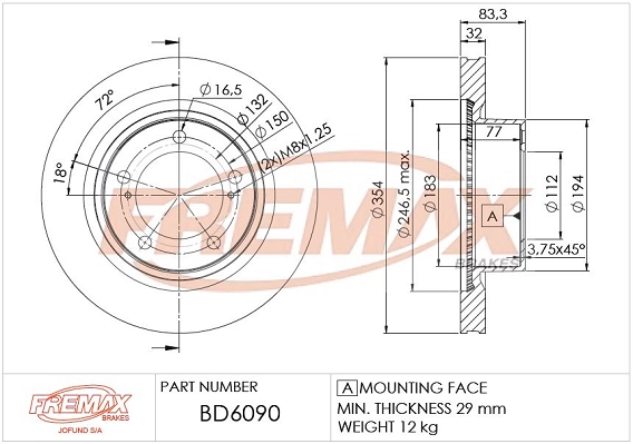 Brake Disc (BD-6090)