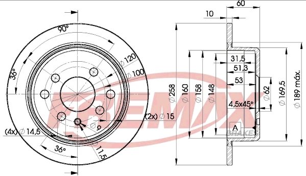 Brake Disc (BD-9581)