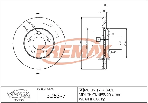 Brake Disc (BD-5397)