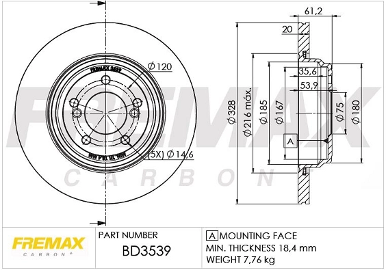 Brake Disc (BD-3539)