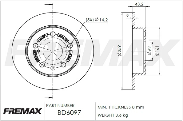 Brake Disc (BD-6097)