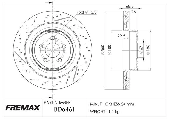 Brake Disc (BD-6461)