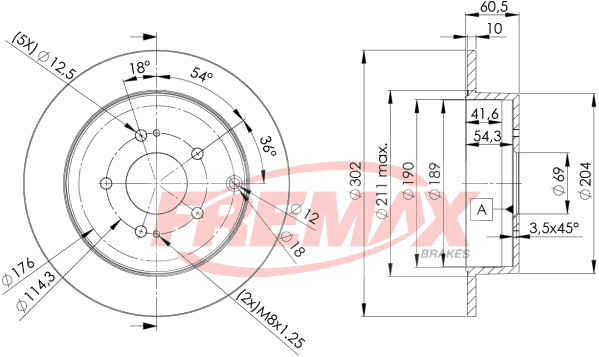 Brake Disc (BD-7032)