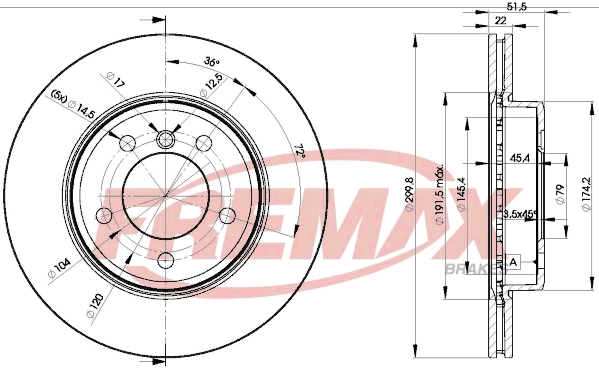 Brake Disc (BD-4539)