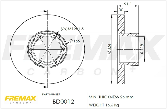 Brake Disc (BD-0012)