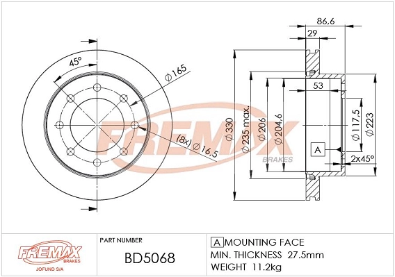 Brake Disc (BD-5068)