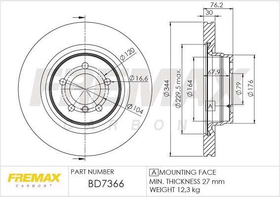 Brake Disc (BD-7366)