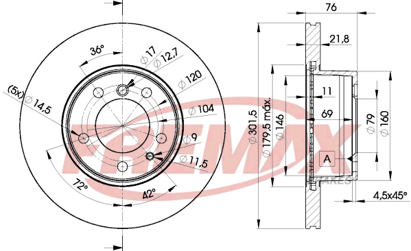 Brake Disc (BD-8040)