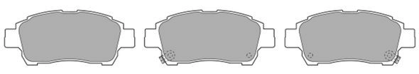 Brake Pad Set, disc brake (FBP-1143)