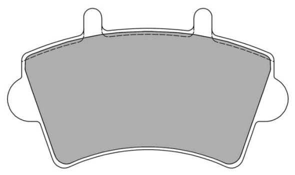 Brake Pad Set, disc brake (FBP-1224)