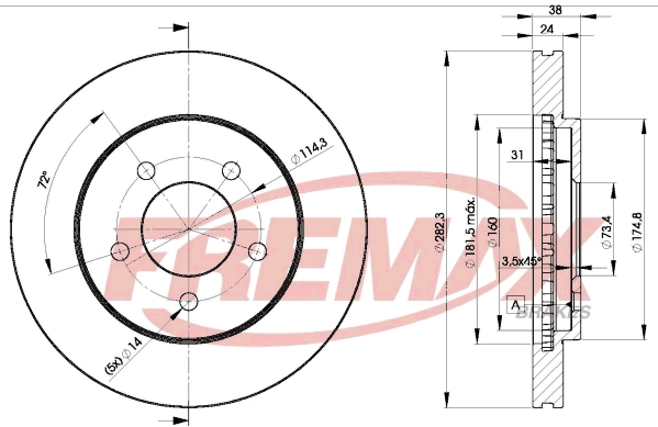 Brake Disc (BD-5347)